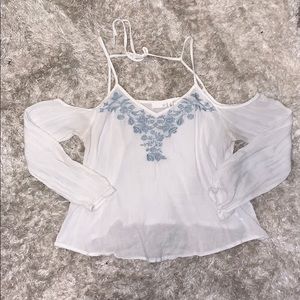 Off the Shoulder White Top